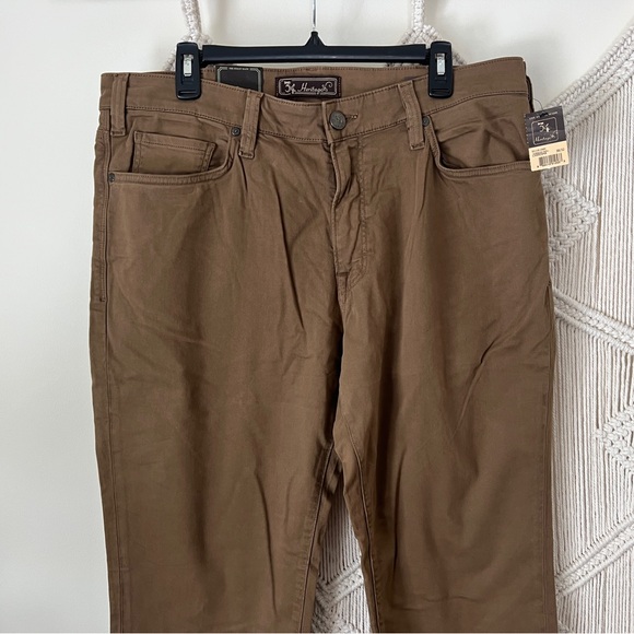34 Heritage Charisma Brown Straight-Leg Pants 38 X 32 NWT - Picture 3 of 16